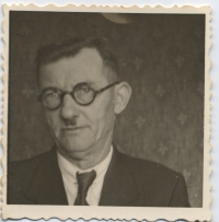 Dědeček Josef Mézl, Otaslavice, 50. léta