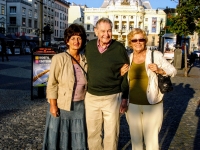 Juraj with Agi and Eva.
