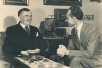 František Vencovský with Karel Engliš (1953)
