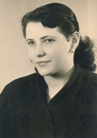 Christiane Müller as a young woman in Germany
