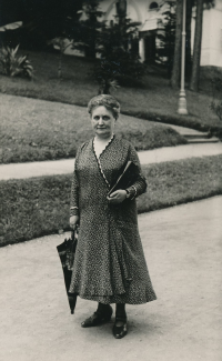 Malvína Pokorná at the end of the 1930s. Kateřina's paternal grandmother she never knew