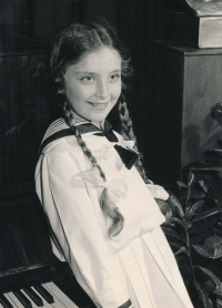 Period portrait of Kateřina Adámková from 1957