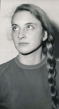 Period portrait of Kateřina Adámková from 1963