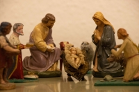 Nativity scene of the Rubner family