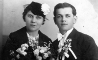 Adolf Ruš's parents' wedding photography / 1937 