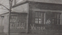 Sokol gymnasium Majetín during the WWII