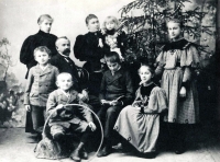 The Filipi family. Parents and siblings of Tomáš Růžička's mother.