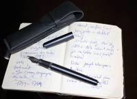Milan Hulík’s notes and favorite pen 