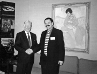 Myroslav Marynovych and Jimmy Carter