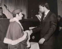 Lumír Aschenbrenner at his university graduation in 1985