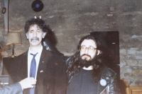 Karel Havelka a Frank Zappa (1990)