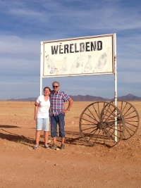2018, Werelend, Namibia, with wife Jana Hybášková