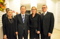 The witness and Ban Ki-Moon - a South Korean politician 
