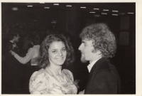 At a ball, 1970
