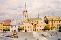 Tachov as painted by Andreas Haubner