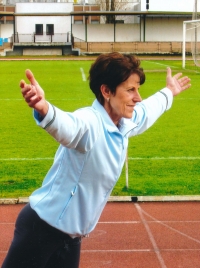 Jarmila Kratochvílová as a coach