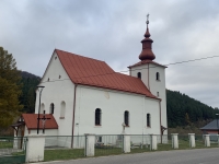 kostol vo Fačkove, kde väznili chlapov z dediny a využívali na prácu