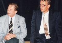 Martin Dvořák with Václav Havel