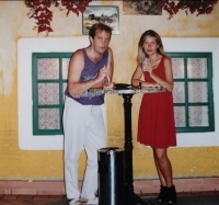 Malgorzata with husband Stanislav, 1995
