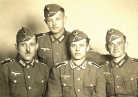 Franz Josef Strobl wearing Wehrmacht uniform (about 1940)