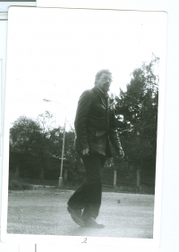 Daniel Kroupa sometime in the 70s, taken secretly by members of the State Security Service.