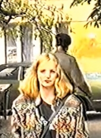 Monika Cajthamlová at State Security video recording (1988)