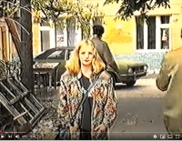 Monika Cajthamlová (1988) as filmed by State Security, Fourth Forum of Charter 77, Prague