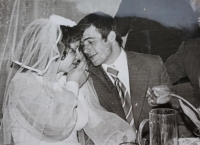 Tatyana and Constantin, a wedding, April 18th, 1975