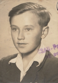 Antonín Hurych as a grammar school student