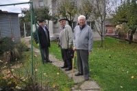 The Vostřel brothers, former resistance fighers. From the left, Miroslav and Eduard