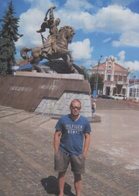 Pamětníkův vnuk Filip v Dubnu, Volyně, 2018