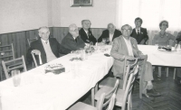 First from the left, the witness brothers Josef and Václav Jakubec - Josef entered the Jesuit grammar school in Bubeneč and in 1950 he witnessed Action K