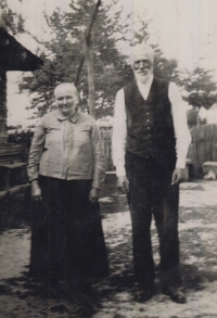 Justýna and Josef Loukota, the witness’s grandparents