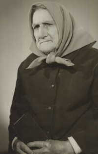 Marie Rudolfová, the witness’s grandmother