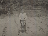 Pavol Beláň at the age of eight (1959)