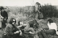 On their way to Říp, 1973