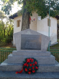 Monument to the fallen in Uhrovske Podhradie