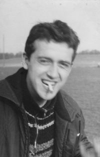 Miloš with a cigarette, 1964