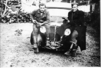 Auto Jozefa Tisa, ktoré ukoristili partizáni na jeseň 1944 z Bánoviec nad Bebravou
