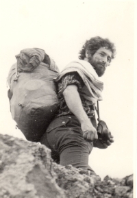 Peter v Nízkych Tatrách v roku 1973.
