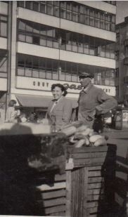 Helena Šebestová as a Jas employee, Ostrava, 1953
