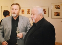 Václav Kulhánek with his brother - painter and graphic artist Oldřich Kulhánek