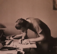 Václav Kulhánek in his youth