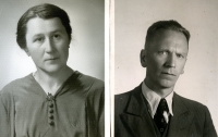 Portrait photography of parents, ca. 1940