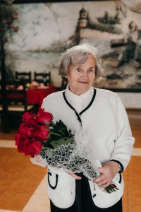 Halyna Ustymivna Hordienko celebrating her 90ieth birthday 