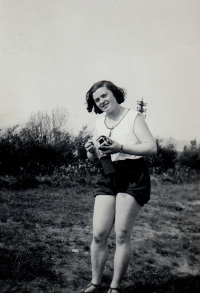 Ludmila Trávníčková, witness´s mother, 1930s