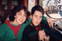 Petr's children, Karina and Sebastian. Buenos Aires, 1992
