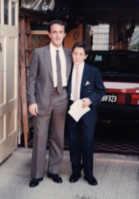Petr's sons, Andrés (left) and Sebastian. Buenos Aires, 1992