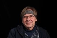 Portrait of Jan Hrabina taken during filming at the Prague studio on December 3, 2020