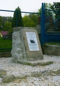 Památník na místě bývalého evangelického hřbitova, Aš